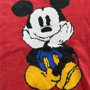Red Mickey Mouse Sweater